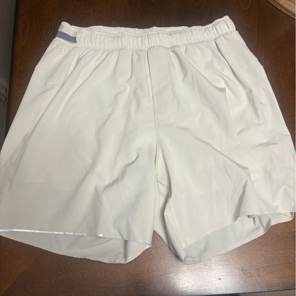 lululemon athletica Cream Athletic Shorts